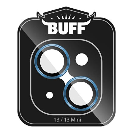 Buff iPhone 13 / 13 Mini Kamera Metal Lens Koruyucu Navy Blue