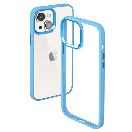 Buff iPhone 14 New Air Bumper Kılıf Sierra Blue