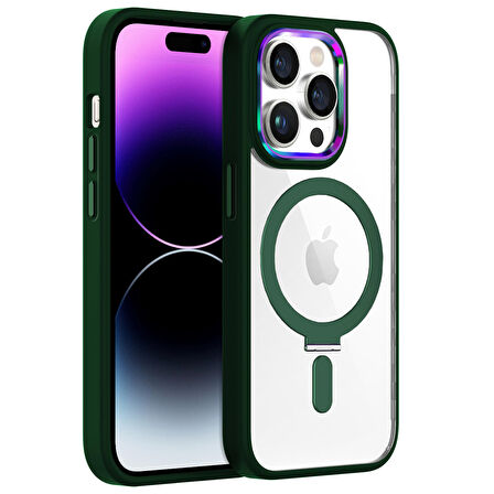 Buff iPhone 14 Pro Max BumperMag Kılıf Green