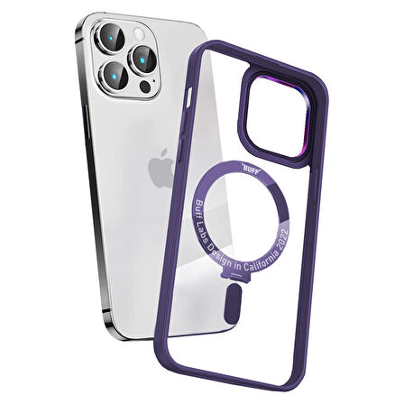 Buff iPhone 14 Pro BumperMag Kılıf Purple