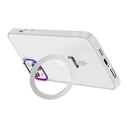 Buff iPhone 14 Plus BumperMag Kılıf White