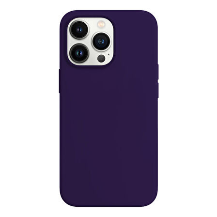 Buff iPhone 14 Pro Max Rubber S Kılıf Purple