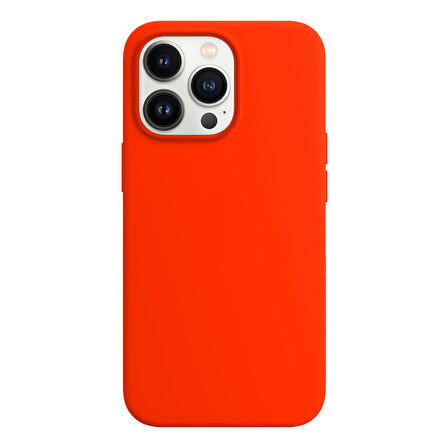 Buff iPhone 14 Pro Max Rubber S Kılıf Neon Orange