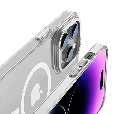 Buff iPhone 14 Pro Max TaoFit Magsafe Kılıf White