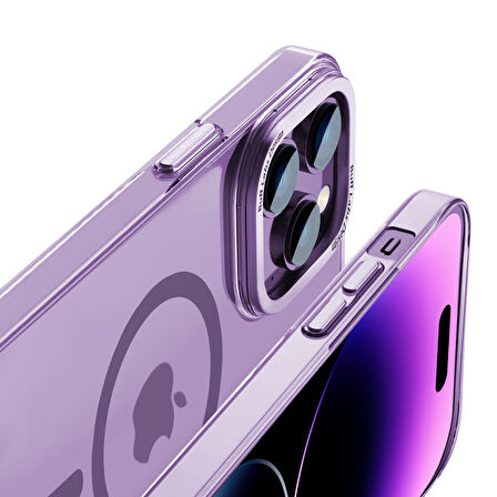 Buff iPhone 14 Pro Max TaoFit Magsafe Kılıf Purple