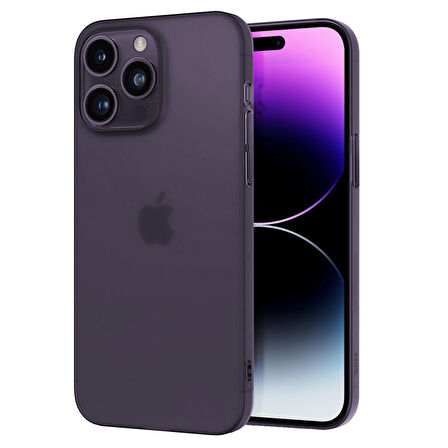 Buff iPhone 14 Pro Max Slimfy Kılıf Purple