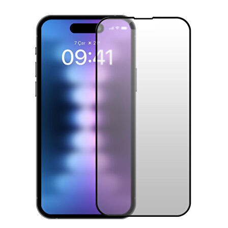 Buff iPhone 15 Pro Max 5D Matte Ekran Koruyucu