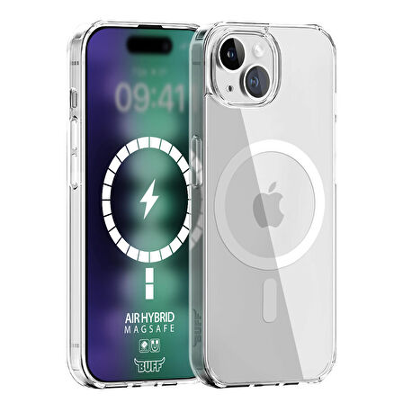 Buff iPhone 15 Plus Magsafe Air Hybrid Kılıf