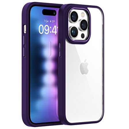 Buff iPhone 15 Pro Max New Air Bumper Kılıf Purple