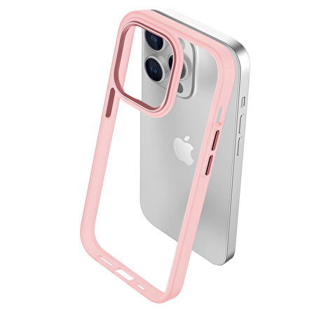 Buff iPhone 15 Pro Max New Air Bumper Kılıf Pink