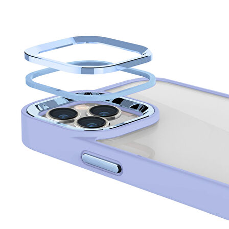 Buff iPhone 15 Pro Max New Air Bumper Kılıf Lily