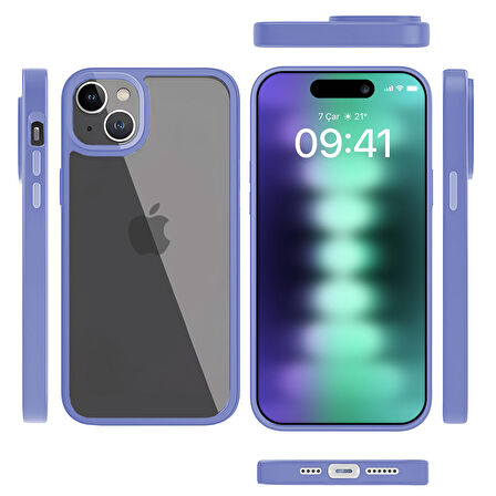 Buff iPhone 15 Plus New Air Bumper Kılıf Lily