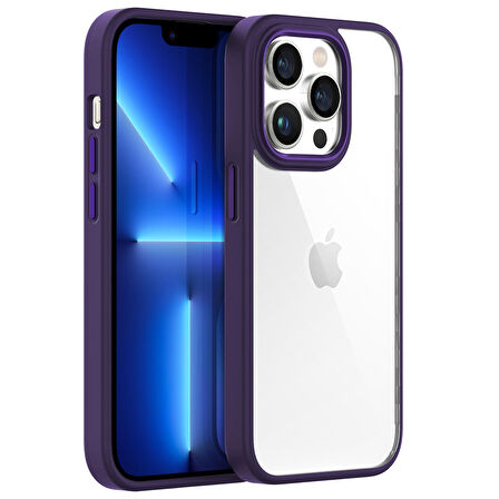 Buff iPhone 13 Pro New Air Bumper Kılıf Purple