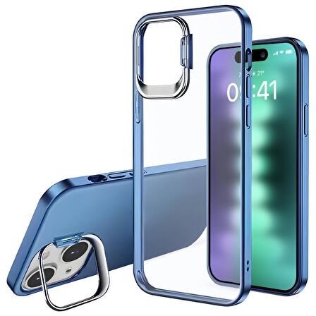 Buff iPhone 15 Plus New Corner Kılıf Blue