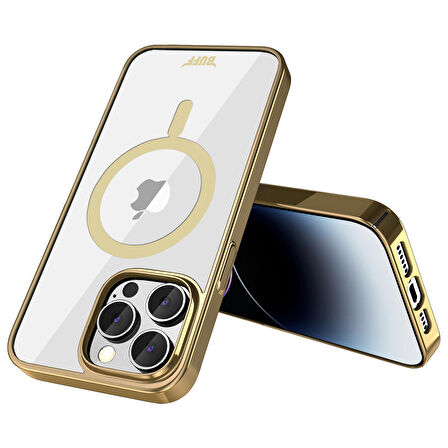 Buff iPhone 15 Pro Max MagSafe Slim Fit Kılıf Gold