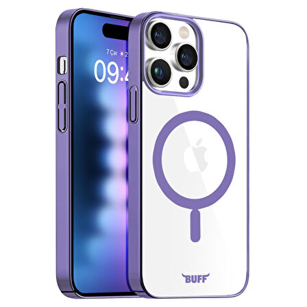 Buff iPhone 15 Pro Max MagSafe Slim Fit Kılıf Purple