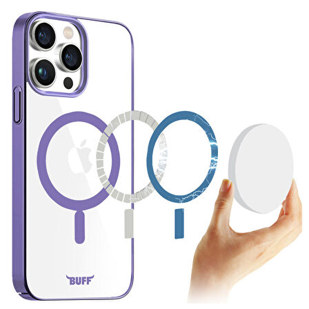 Buff iPhone 15 Pro Max MagSafe Slim Fit Kılıf Purple