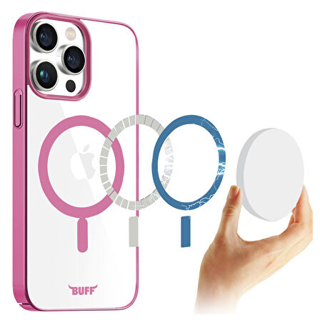 Buff iPhone 15 Pro Max MagSafe Slim Fit Kılıf Pink