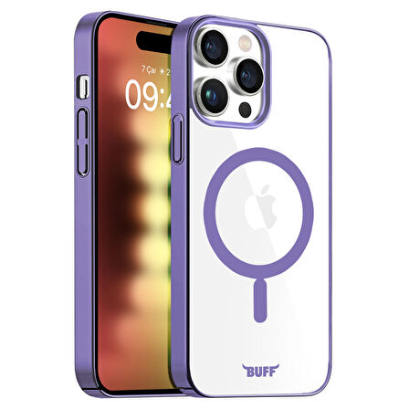 Buff iPhone 15 Pro MagSafe Slim Fit Kılıf Purple