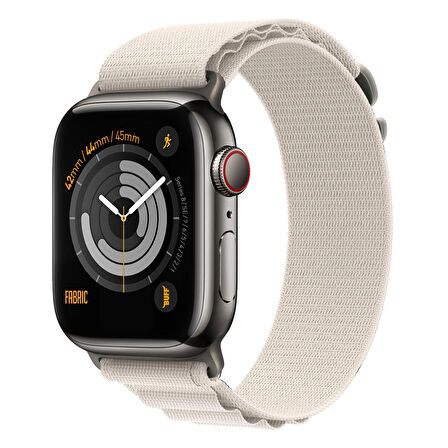 Buff Apple Watch Fabric Band 42/44/45mm Starlight