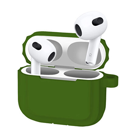 Buff Airpods 3 Rubber Silikon Kılıf Green