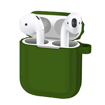 Buff Airpods 2 Rubber Silikon Kılıf Green