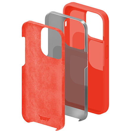 Buff iPhone 15 Pro Max Rubber Fit Kılıf Nectarine