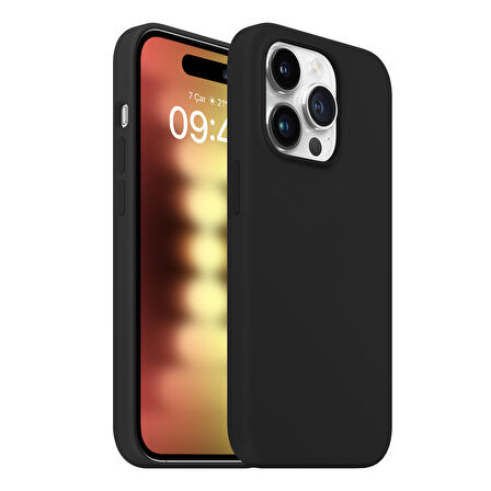 Buff iPhone 15 Pro Rubber Fit Kılıf Black