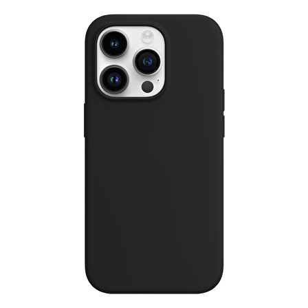 Buff iPhone 15 Pro Rubber Fit Kılıf Black