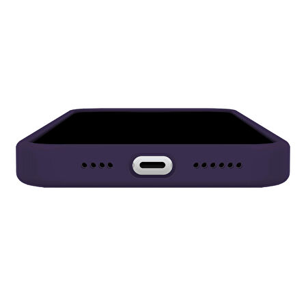 Buff iPhone 15 Pro Rubber Fit Kılıf Purple