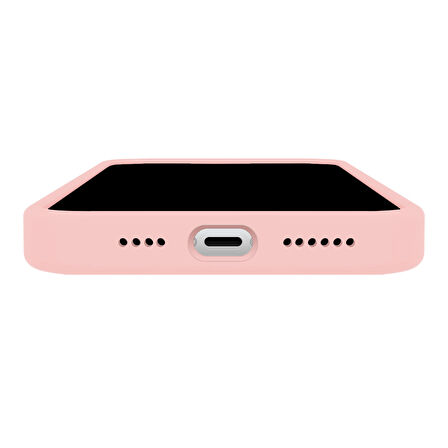Buff iPhone 15 Rubber Fit Kılıf Pink