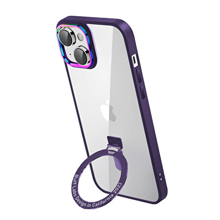 Buff iPhone 15 Plus BumperMag Kılıf Purple