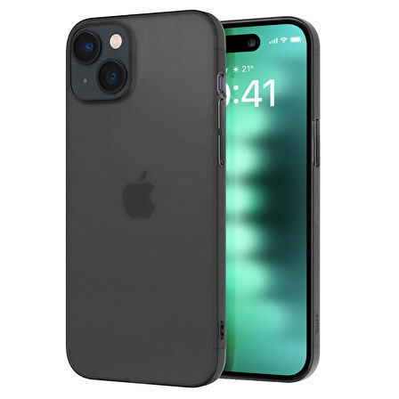 Buff iPhone 15 Plus Slimfy Kılıf Black