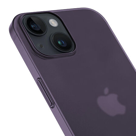 Buff iPhone 15 Plus Slimfy Kılıf Purple
