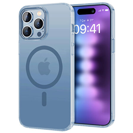 Buff iPhone 15 Pro Max TaoFit Kılıf Blue