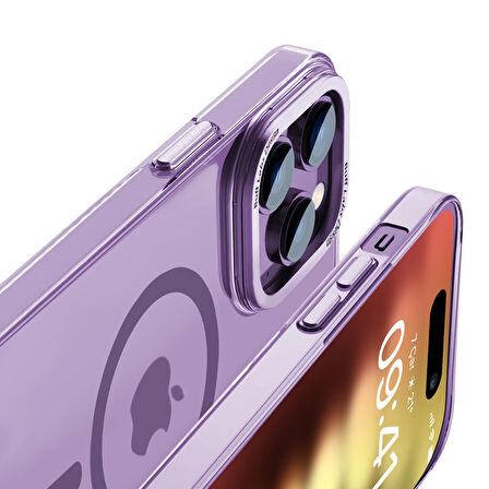 Buff iPhone 15 Pro TaoFit Kılıf Purple