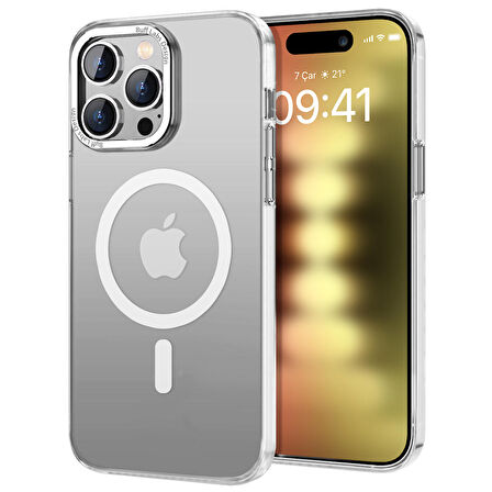 Buff iPhone 15 Pro TaoFit Kılıf White