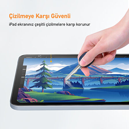 Buff iPad 10. Nesil 10.9 inç Darbe Emici Ekran Koruyucu Film