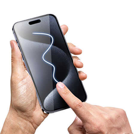 Buff iPhone 15 Pro 5D EasyFit 2 Adet Ekran Koruyucu
