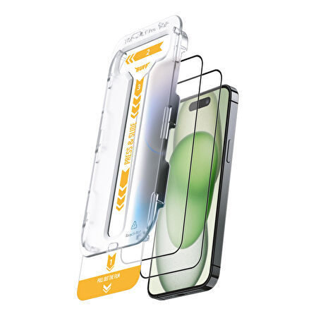 Buff iPhone 15 Plus 5D EasyFit Screen Protector