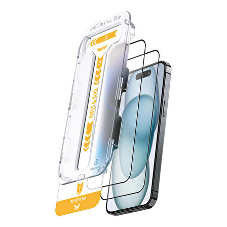 Buff iPhone 15 5D EasyFit Screen Protector