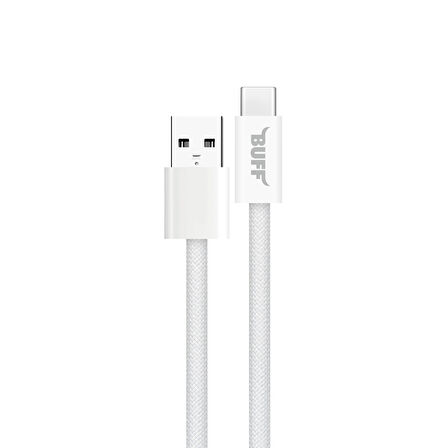 Buff BL74 Örgülü USB Type-C 3A 1.2M Data ve Şarj Kablosu