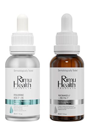 Kuru Ve Sivilcelenmeye Meyilli Ciltlere Özel Nemlendiricili Cilt Bakım Seti 30ml + 30ml RM000132