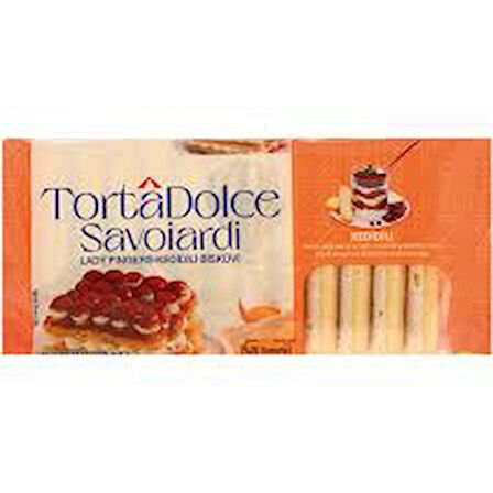 Tortadolce Savoiardi Lady Fingers- Kedidili Bisküvi 200 g
