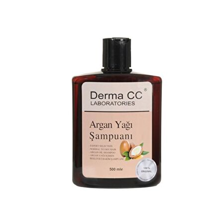 Derma Cc İçin Parlaklık Verici Argan Yağlı Şampuan 500 ml