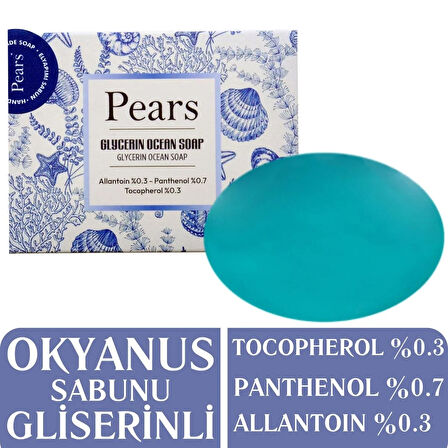 PEARS ORIGINAL HAND MADE GLYCERIN OCEAN SOAP – EL YAPIMI GLİSERİNLİ OKYANUS SABUNU 120 GR