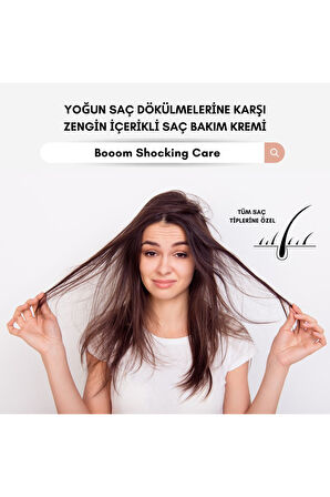 BoooM Shocking Onarım Seti Dökülme Karşıtı - Shampoo & Cream 500ml X 2