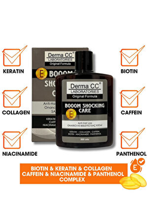 BoooM Shocking Onarım Seti Dökülme Karşıtı - Shampoo & Cream 500ml X 2