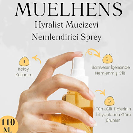 MUELHENS HYDRALIST YOĞUN NEMLENDİRİCİ BAKIM SPREYİ KURU VEHASSAS CİLT 110 ML