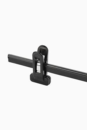 25'li EPM 40cm Plastik Alt Grup Askısı - Siyah